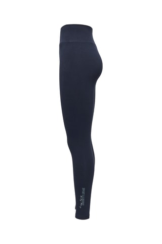 Legging taille haute en coton biologique - Bleu nuit