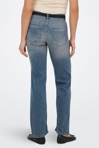 Jean droit - Bleu-gris