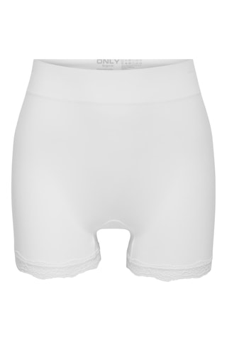 Short taille haute - Blanc