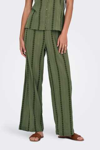 Pantalon loose - Vert