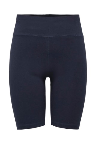 Cycliste en coton biologique taille haute - Bleu marine