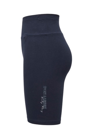 Cycliste en coton biologique taille haute - Bleu marine