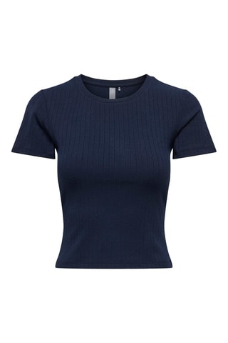 T-shirt slim - Bleu nuit