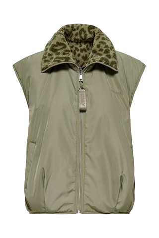 Veste réversible sans manches - Vert