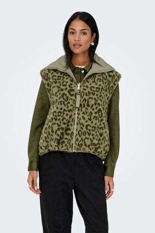 Veste réversible sans manches - Vert