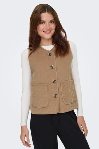 Veste sans manches - Marron