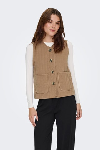 Veste sans manches - Marron