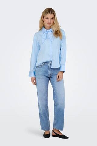 Jean droit en coton biologique - Bleu clair