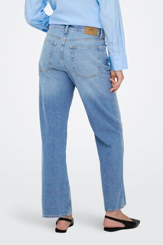 Jean droit en coton biologique - Bleu clair