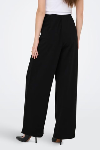 Pantalon wide legs taille haute - Noir