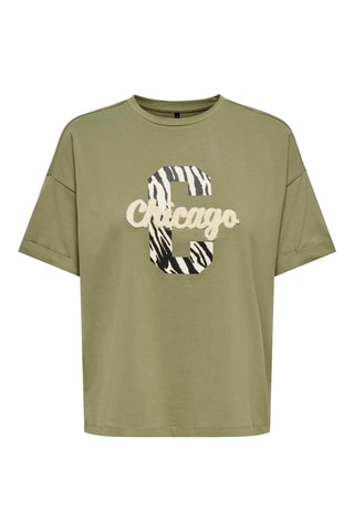 T-shirt en coton biologique - Kaki