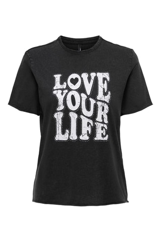 T-shirt en coton biologique - Noir