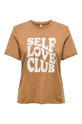 T-shirt en coton biologique - Camel