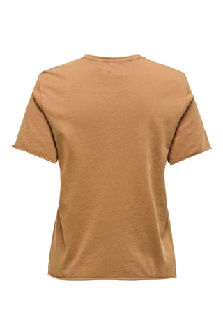 T-shirt en coton biologique - Camel