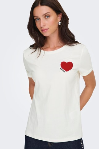 T-shirt regular - Blanc