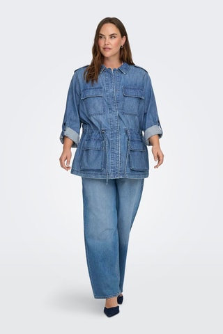 Veste en jean - Bleu cobalt