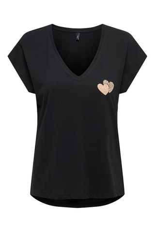 T-shirt en coton biologique - Noir
