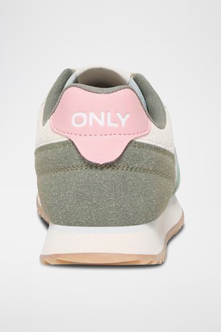 Baskets - Ciel et vert clair