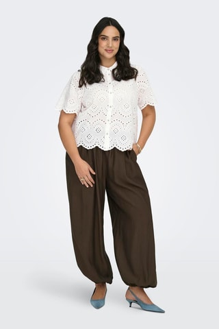 Chemisier en broderie anglaise - Ecru