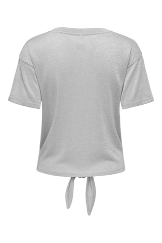 T-shirt noué - Gris