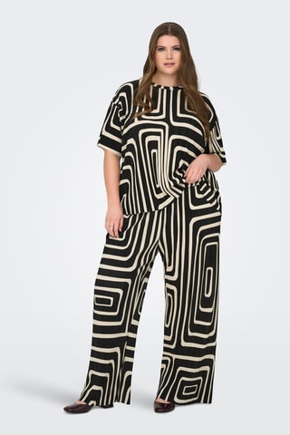 Pantalon regular - Noir