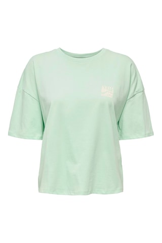 T-shirt oversize - Vert clair