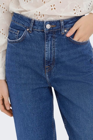 Jean taille haute - Bleu foncé