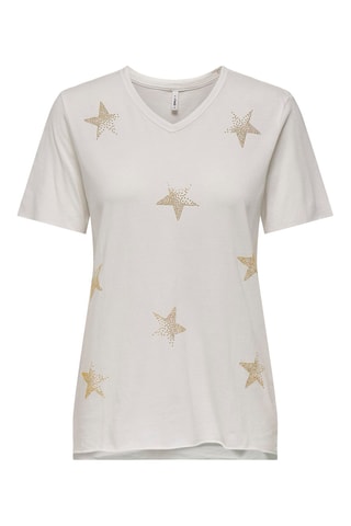 T-shirt regular en coton biologique - Blanc