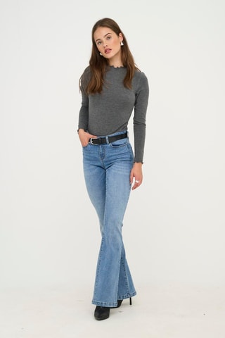 Jean flare - Bleu cobalt