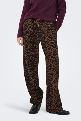 Pantalon regular - Marron
