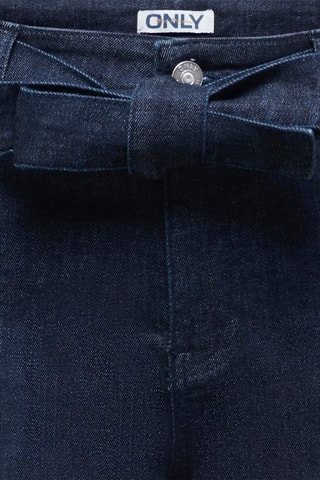 Jean wide legs taille haute - Bleu foncé