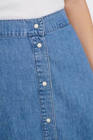 Jupe midi en jean - Bleu clair