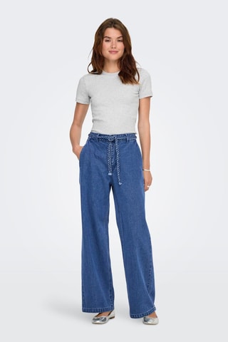 Jean taille haute - Bleu clair