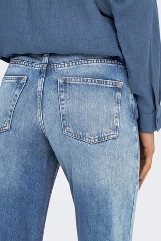 Jean wide legs en coton biologique - Bleu clair