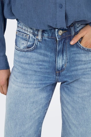 Jean wide legs en coton biologique - Bleu clair