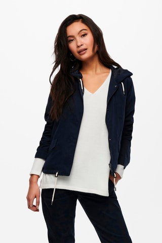 Blouson à capuche Bleu nuit