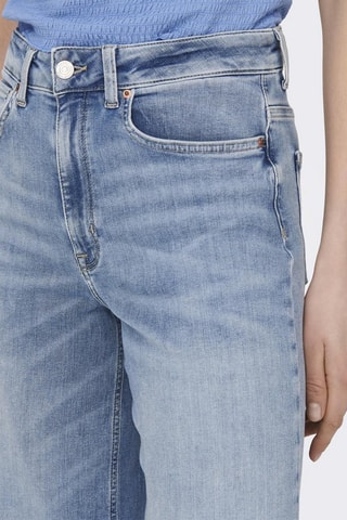 Jean wide legs  en coton biologique - Bleu