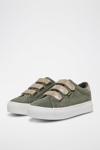 Baskets plateformes - Kaki