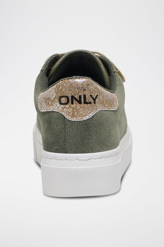 Baskets plateformes - Kaki