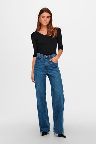 Jean wide legs - Bleu