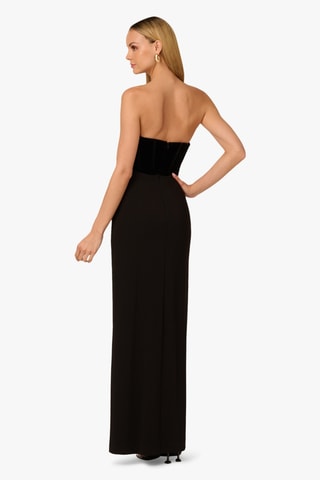 Strapless Jurk - Zwart