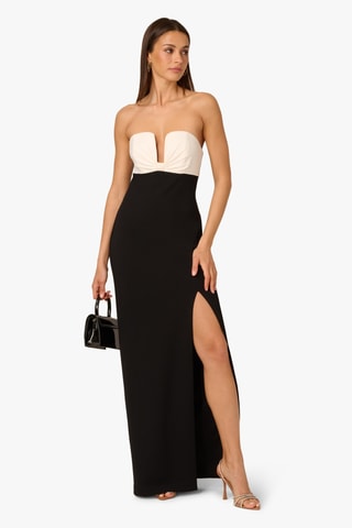 Strapless Jurk - Zwart