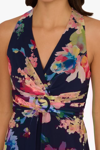 Jumpsuit met Trompe-l’œil - Blauw