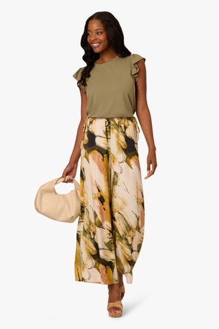 Broek Wide Legs - Groen