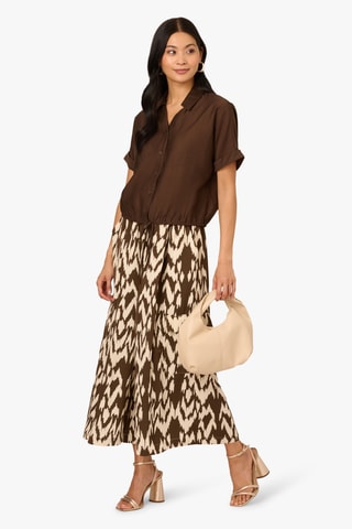 Broek Wide Legs - Beige