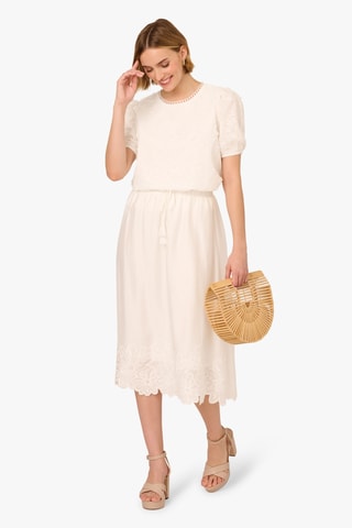 Midirok Hoge Taille - Beige