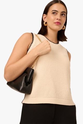 Mouwloze Top - Zwart