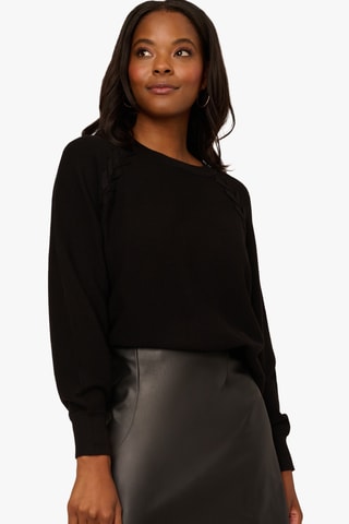 Trui relaxed - Zwart