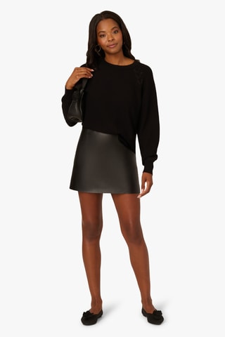 Trui relaxed - Zwart