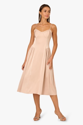 Midi-jurk - Goudkleurig